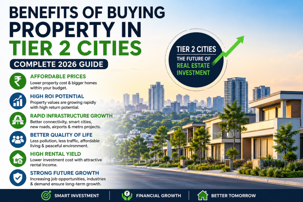 Benefits of Buying Property in Tier 2 Cities (Complete 2026 Guide