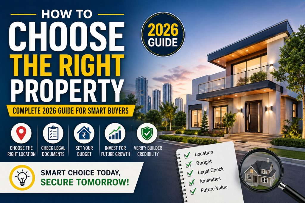How to Choose the Right Property checklist for home buyers