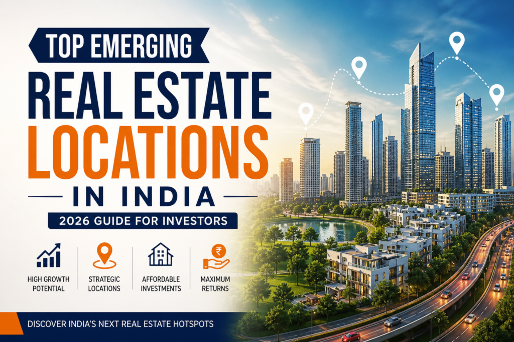 Top Emerging Real Estate Locations in India 2026 skyline